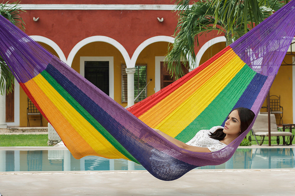 The Power nap Mayan Legacy hammock in Rainbow Colour